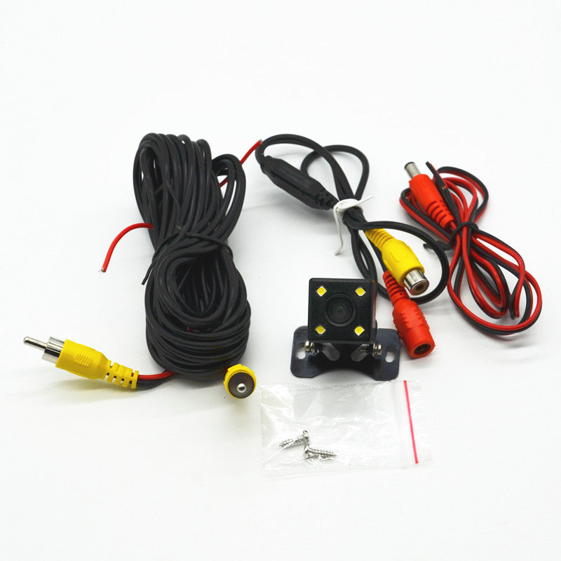 Car 4 LED Camera Rear View Reverse Backup Parking Astern Image Kit