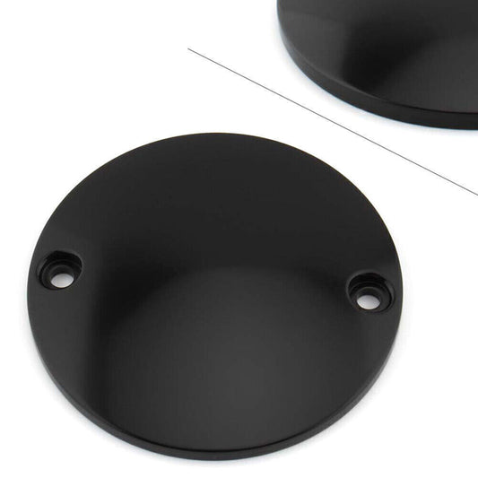 Domed Points Cover Softail Bigtwin for Harley Timing Ignition Timer Black
