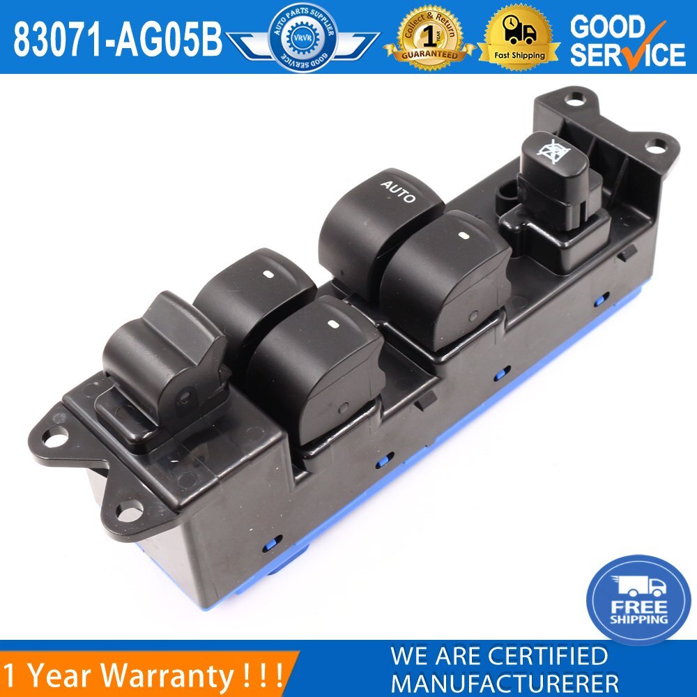 Power Window Switch Driver Side 83071AG05B for Subaru Legacy (2005-2009)