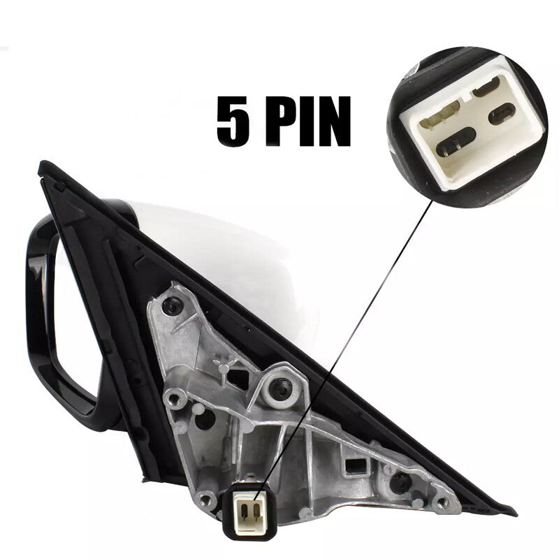 Heated right-side rearview mirror is compatible with 2016-2023 for BMW 3 Series 320i G20 G28.