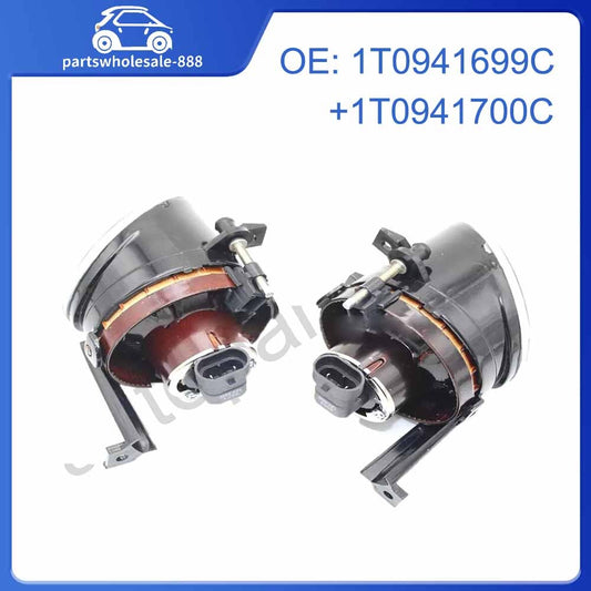 Pair Fog Lamp Light With Bulbs for VW for Tiguan 2007 2008 2009 2010 2011