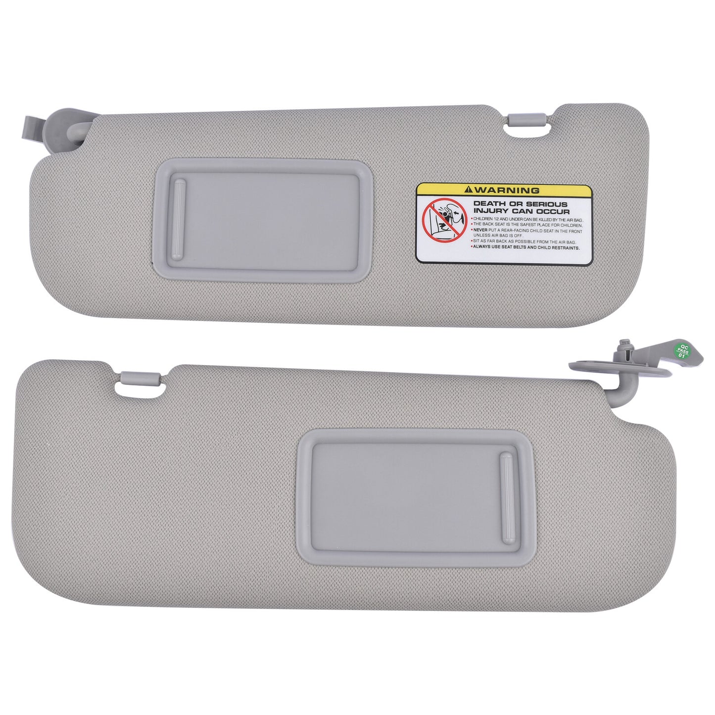 1 Pair Sun Visor Left Right Fits for Hyundai for Elantra 2014 2015 GLS 852103X000TX