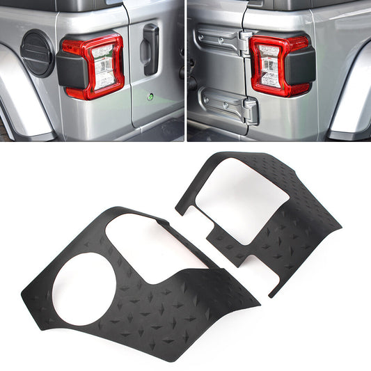 Rear Corner Armor Tail Light Guard Fit for Jeep for Wrangler JL 2018-2021 Black