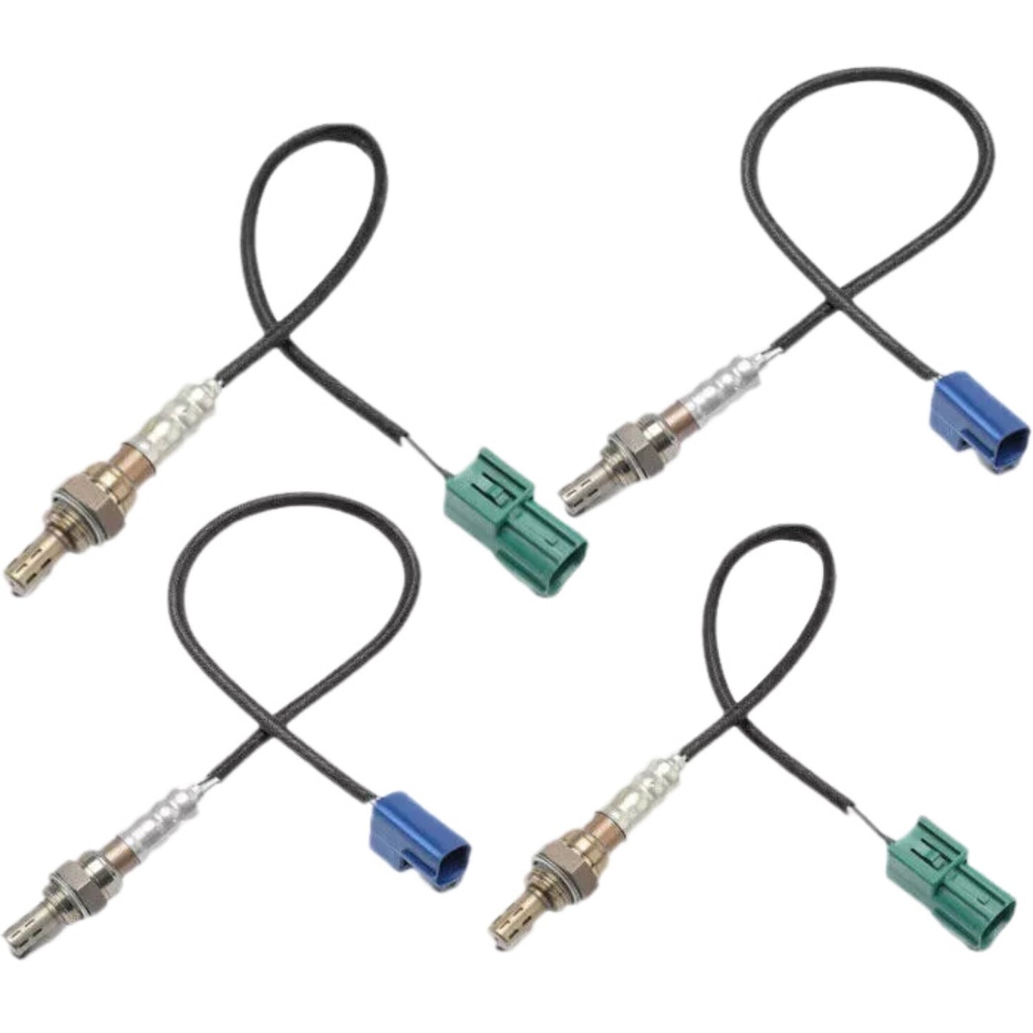 Set of 4 Oxygen O2 Sensors for Nissan Pathfinder 3.5L Upstream Downstream 2004