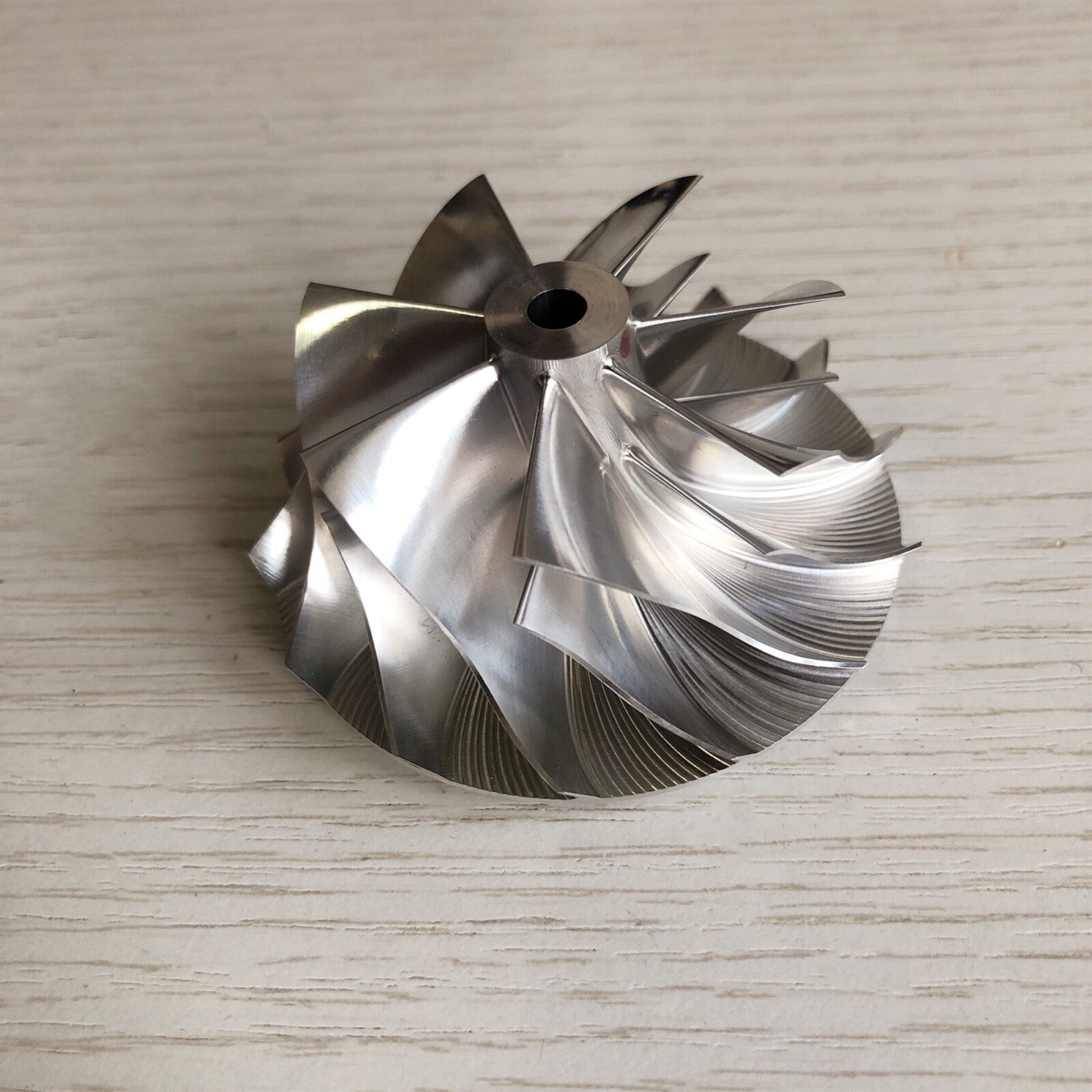 GT15-25 49.15/63.00mm 7+7 Blade High-Performance Billet Compressor Wheel
