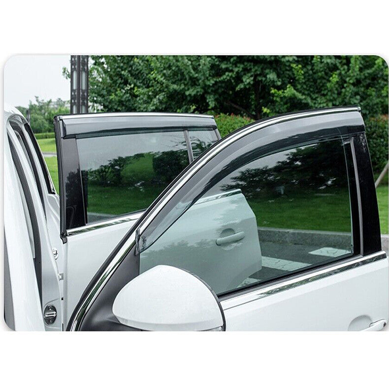 for Volvo S90 2017-2023 Window Visor Vent Shades Sun Rain Guard Deflector trim