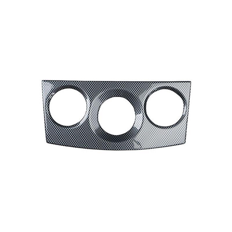 for Toyota for Corolla 2007-2013 Carbon Fiber Console AC Button Control Frame Trim