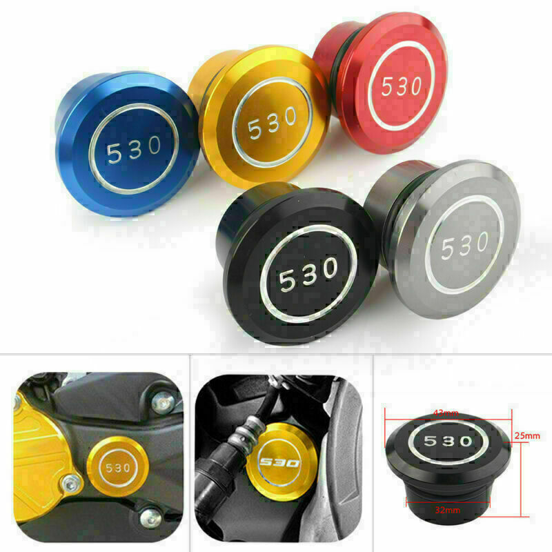 for YAMAHA T-MAX 530 2005 - 2016 CNC Body Fairing Frame Hole Cap Cover Kit Black