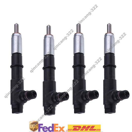 4X Fuel Injector 1G772-53000 for Kubota V3307 Engine M5040DT M6040F M7040F