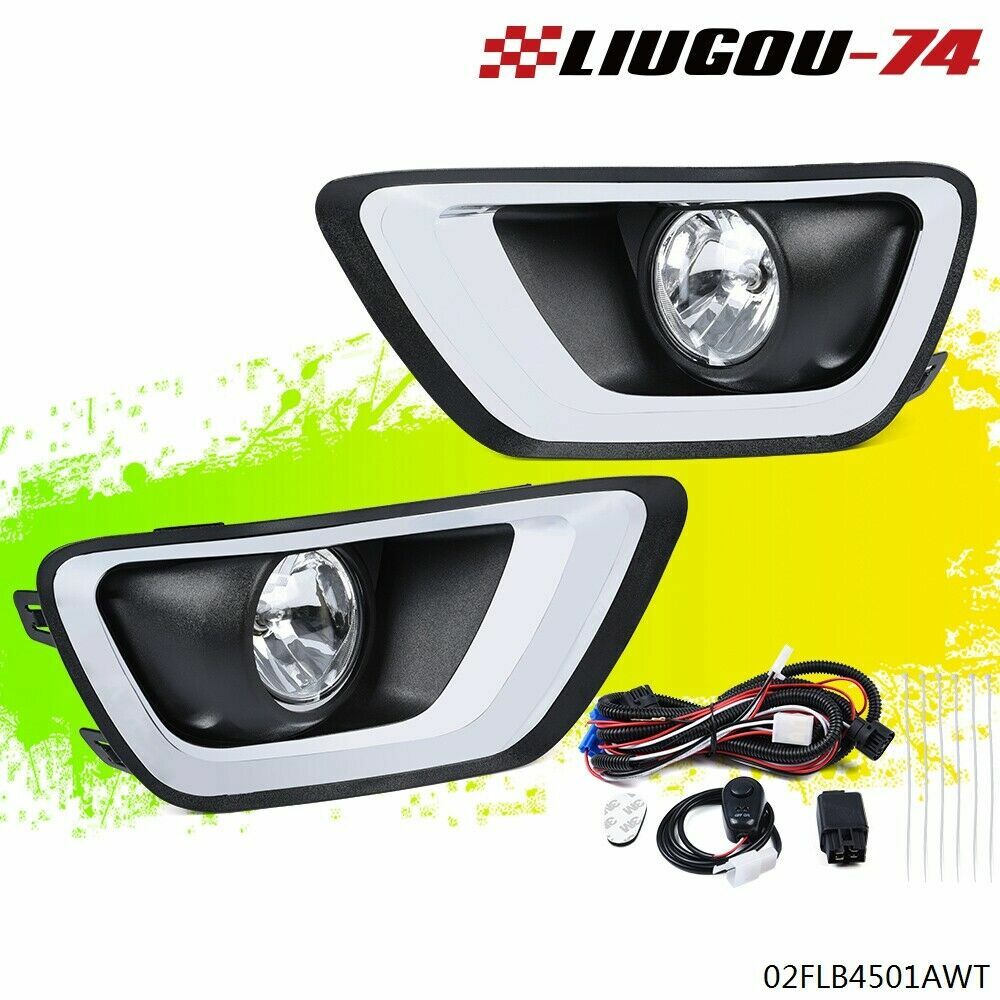 Suitable for 2015-2020 for Chevrolet Colorado Clear Lens Fog Light and Driving Light Kit - Complete Set