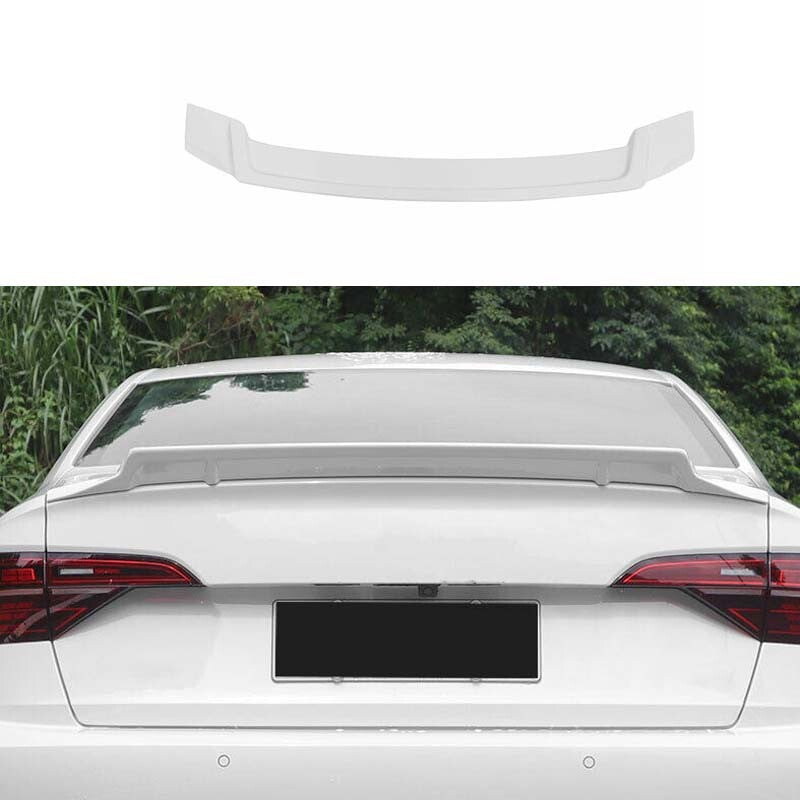 Rear Trunk Spoiler Wing Flap for Volkswagen for Jetta Mk7 2019-2021 1PCS ABS White