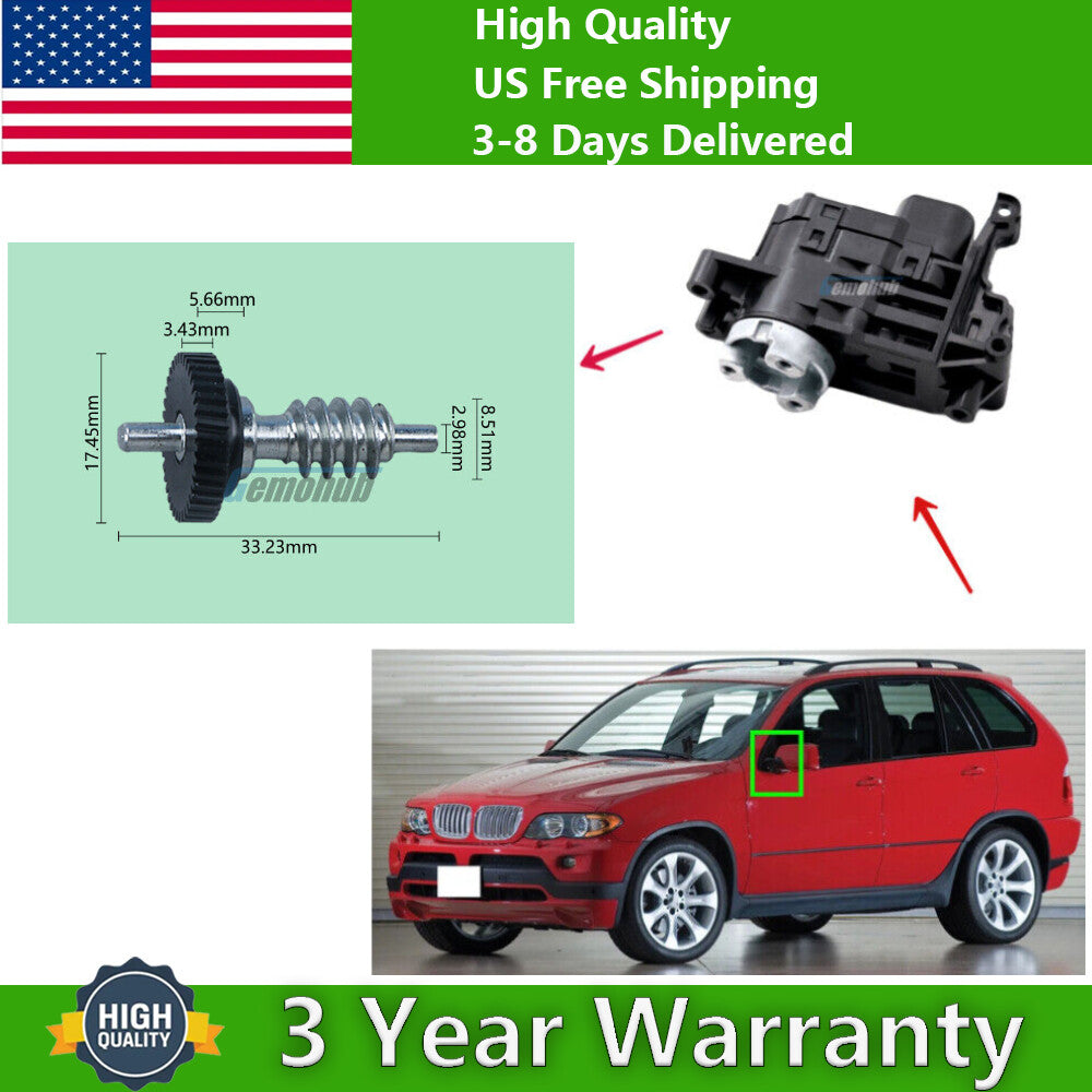 Side MIRROR FOLDING MOTOR Gear for 2010-2015 for Mercedes-Benz X204 GLK250 GLK350 US