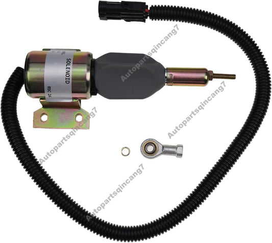 24V Fuel Shutoff Solenoid 3935432 SA-4892-24 for Engine 6B5.9 6BT5.9