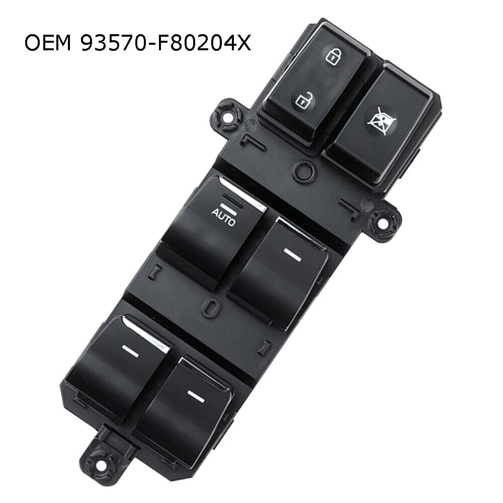 for Hyundai for Tucson 2015-2020 93570-F80204X BLACK MASTER POWER WINDOW SWITCH NEW