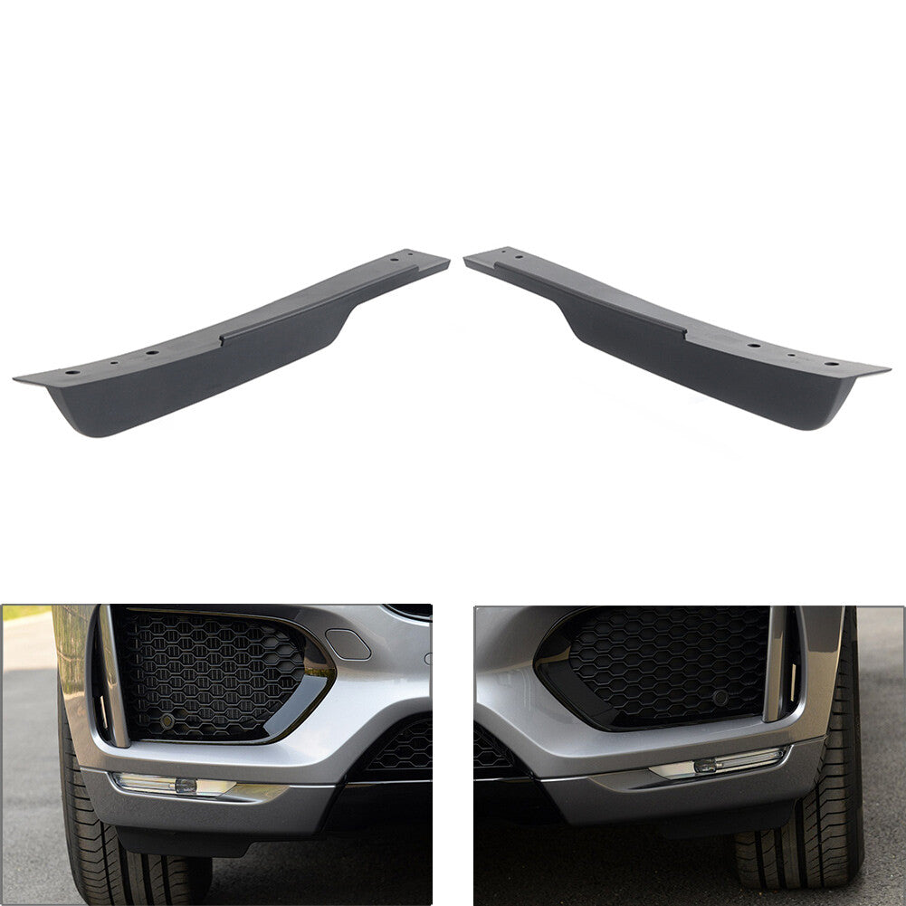 Front Bumper Lower Air Deflectors Skirts Baffle for Jaguar F-Pace 2016-2023 17