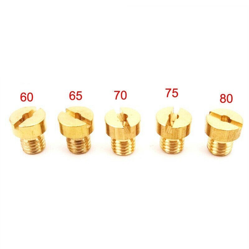 Carburetor Jets 60,65,70,75,80 For Motorized Bike Racing Carb 50cc 60cc 80cc