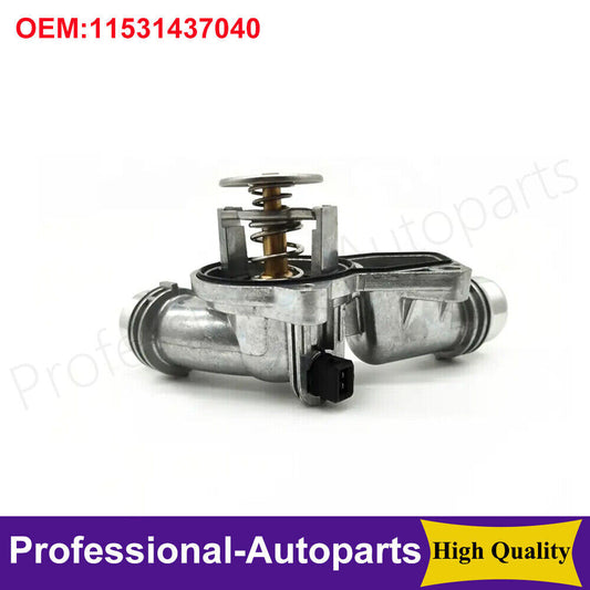 Aluminum alloy engine coolant thermostat assembly suitable for BMW X5, X3, Z3, Z4, 330I, 525I