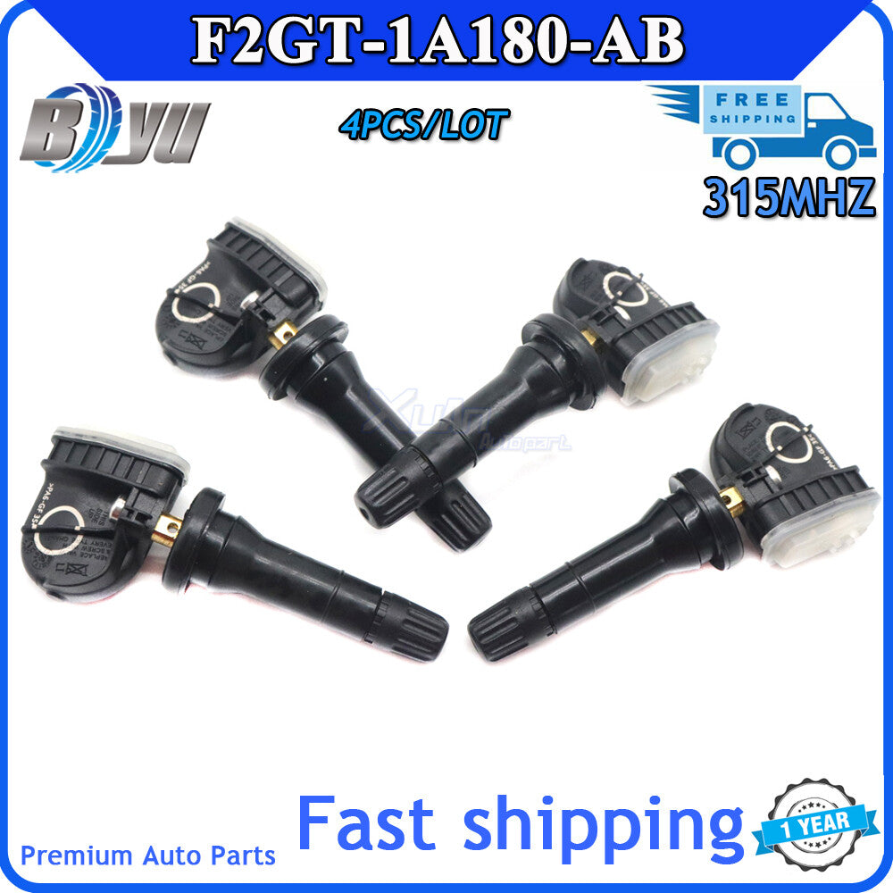new 4-pack tire pressure sensors F2GT-1A189-AB, suitable for 15-19 for Ford F-150 Edge for Mustang .