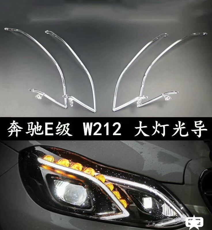 Repair LED DRL STRIP Tube Projector Headlight Replacement for Mercedes W212 E