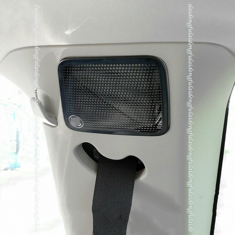 2P for Ford Explorer 2020-2022 Black roof Horn Speaker Moulding Frame Cover trim