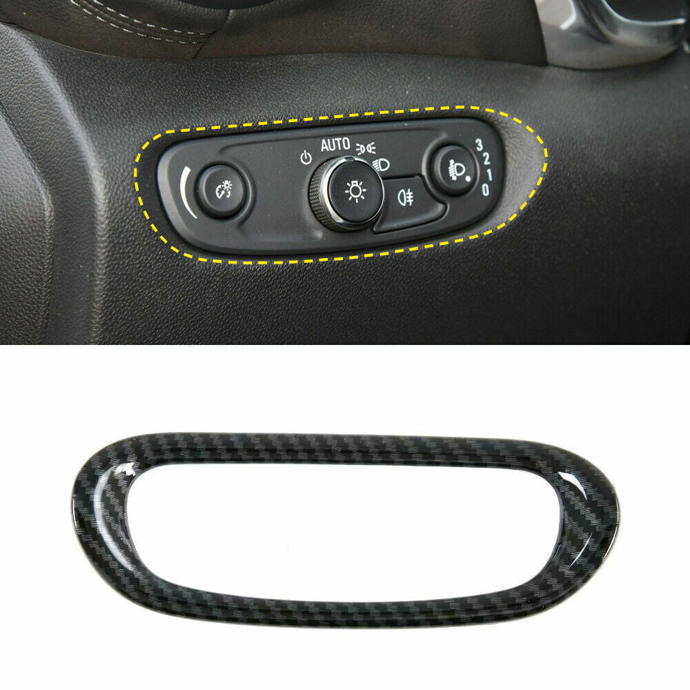 Front Headlight Adjustment Switch Cover Trim Fit for Chevrolet Blazer 2019-2022