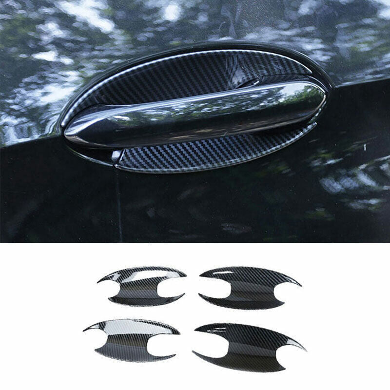 for BMW X5 G05 2019-2023 ABS Carbon Fiber Exterior Outside Door Bowl Cover Trim