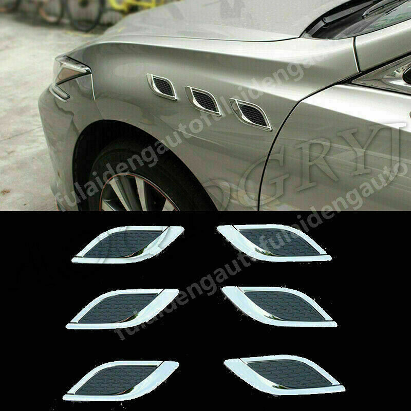 for Lexus IS RC GS NX for ES RX Auto Decorative Car Air Flow Vent Side Fender Grill