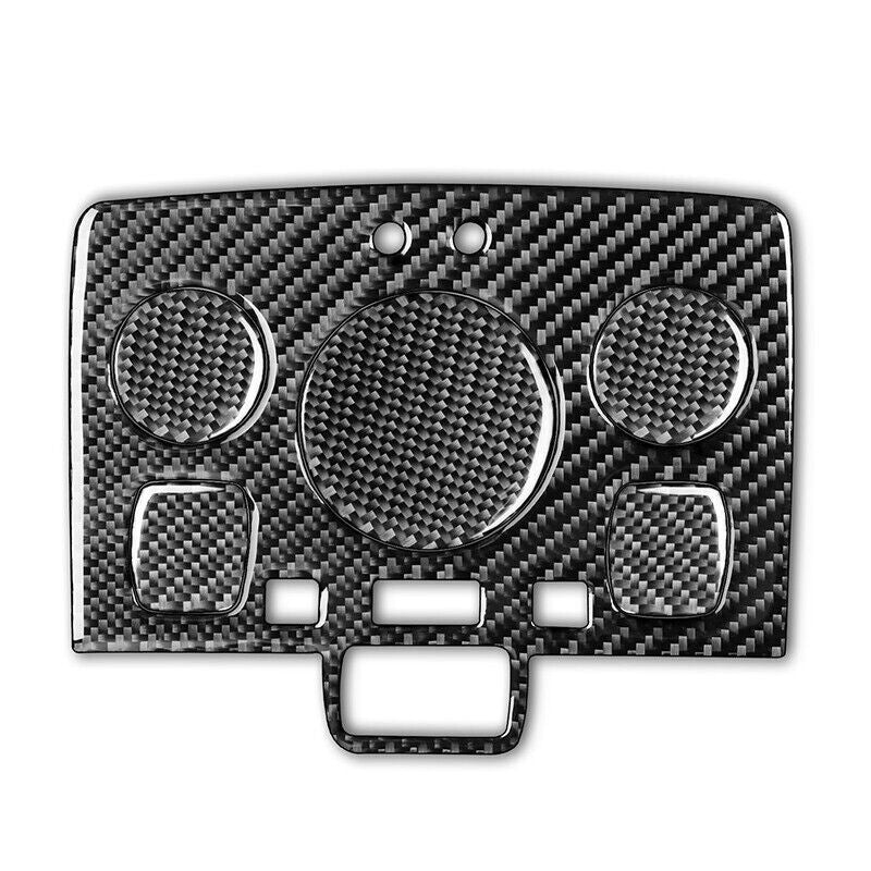 Real Carbon Fiber Car Reading Lights Panel Cover Trim for Audi A3 S3 2006-2007