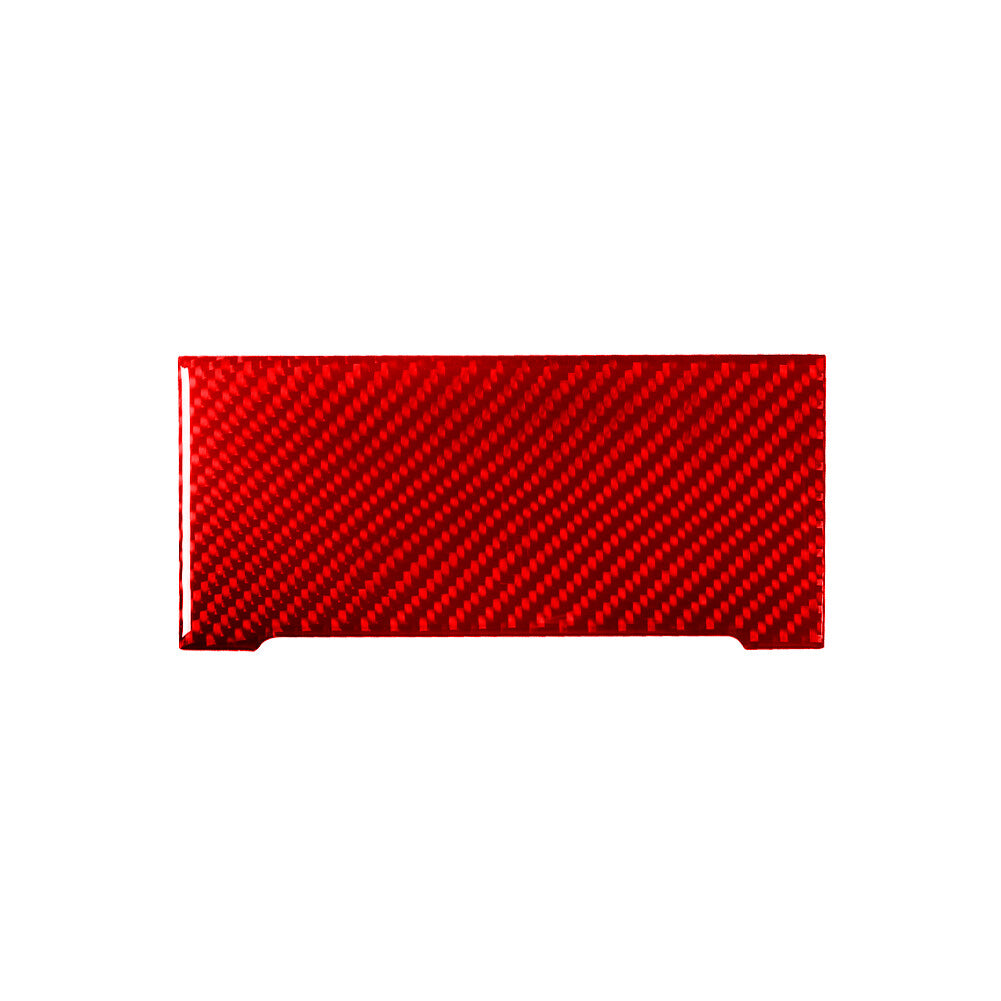 Red Carbon Fiber Central Console Ashtray Cover Trim for Hyundai Azera 2006-2011