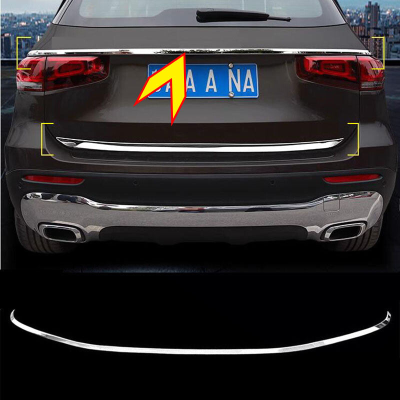 for Mercedes-Benz GLB 2020-2024 STAINLESS Car Rear Tailgate Trunk Lid Cover Trim