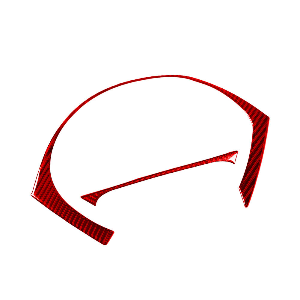 Red for BMW Z4 E89 2009-2016 Carbon Fiber Inner Speedometer Surround Cover Trim