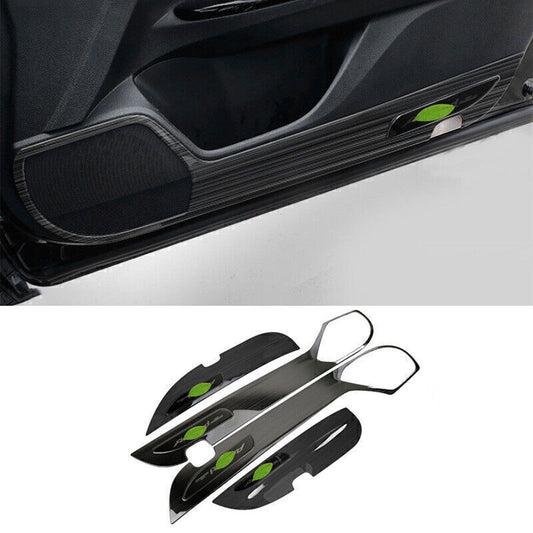 for Honda Accord 2018-2022 Black Stainless Car Door Anti-Kick Panel Cover Guards