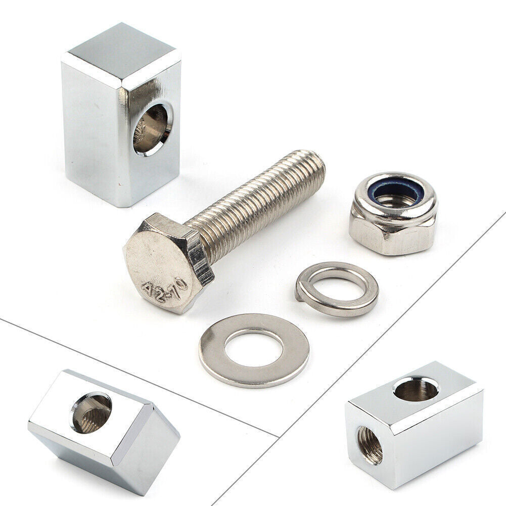 Headlight Mounting Block Kit for Harley Headlight Custom Headlight Mount Chrome