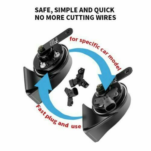 2PC MrHorn for Mercedes-Benz A B C E S Class GLx Class SL SLC 12v Eletric Horns