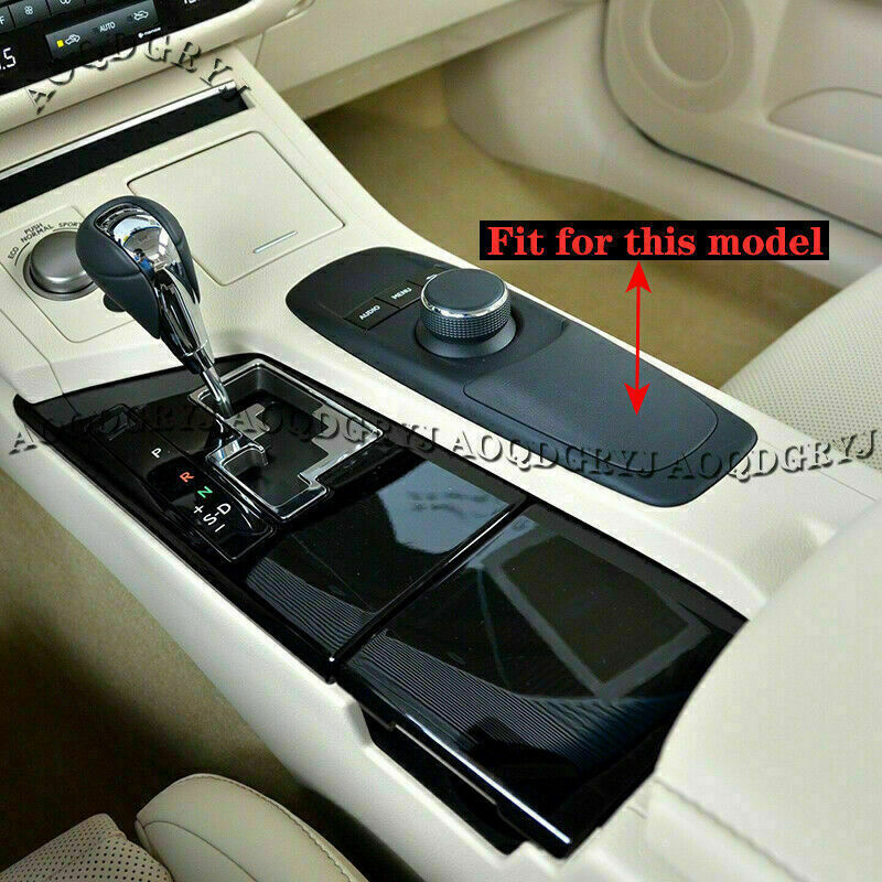 for Lexus ES200/250/300h 13-17 Carbon Fiber Middle Console Gear Shift Panel Trim