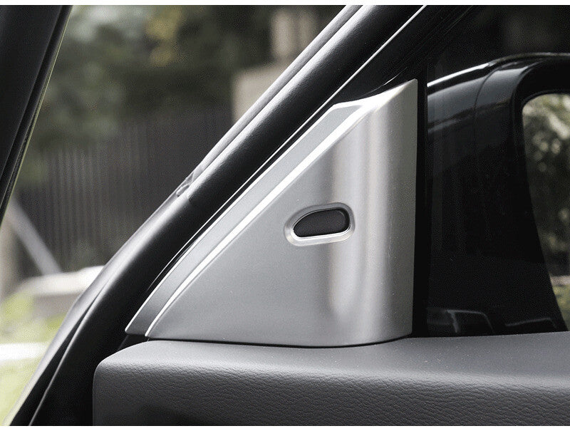 A Post Front Triangle Cover Trim for Nissan Altima Teana 2019-2022 Matte Silver