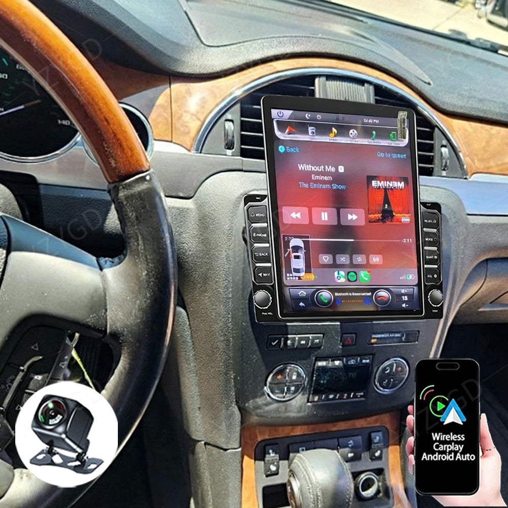 Android Auto Carplay for Buick Enclave 2008-2017 Car Radio Stereo GPS Screen FM