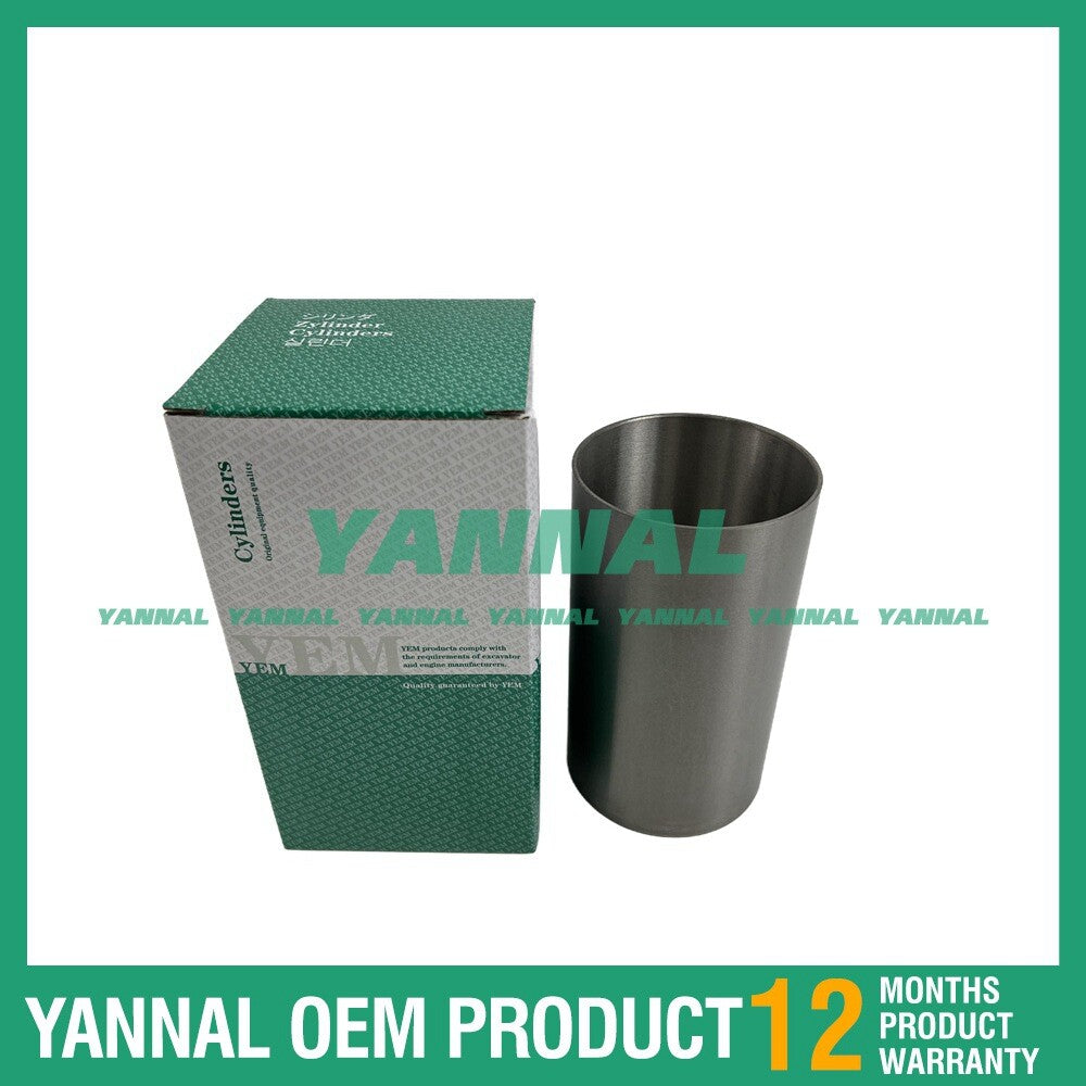 Four new 4FB1 cylinder liners for Isuzu Iseki TL3700 tractors.
