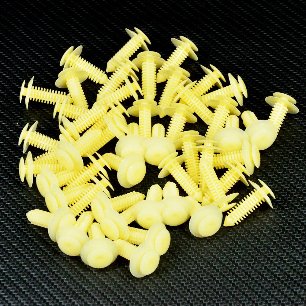50 Push Rivet Door Trim Panel Retainer clips Fits for Ford F150 E150 for GMC for Lincoln