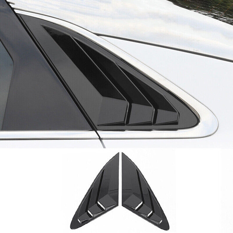 for Kia K5 2021-2023 Glossy Black Side Vent Window Scoop Louver Cover Cap Trim