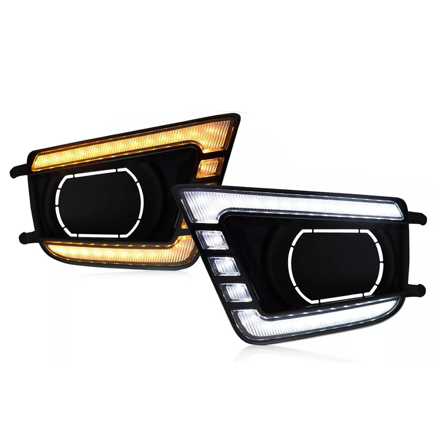 for TOYOTA Tacoma 2012-2015 LED DRL Front Bumper Fog Lamp Daytime Running Light