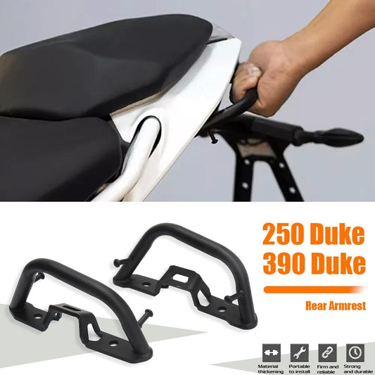 For 250/390 D Rear for Seat Handle Grab Bar Motorcycle Passenger Armrest Grab Kit