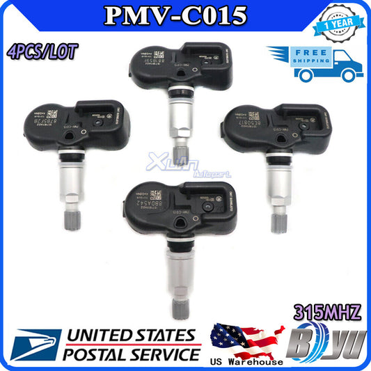 4-pack 42607-06030 new Tire Pressure Sensor Monitor (TPMS) for Toyota for Camry PMV-C015