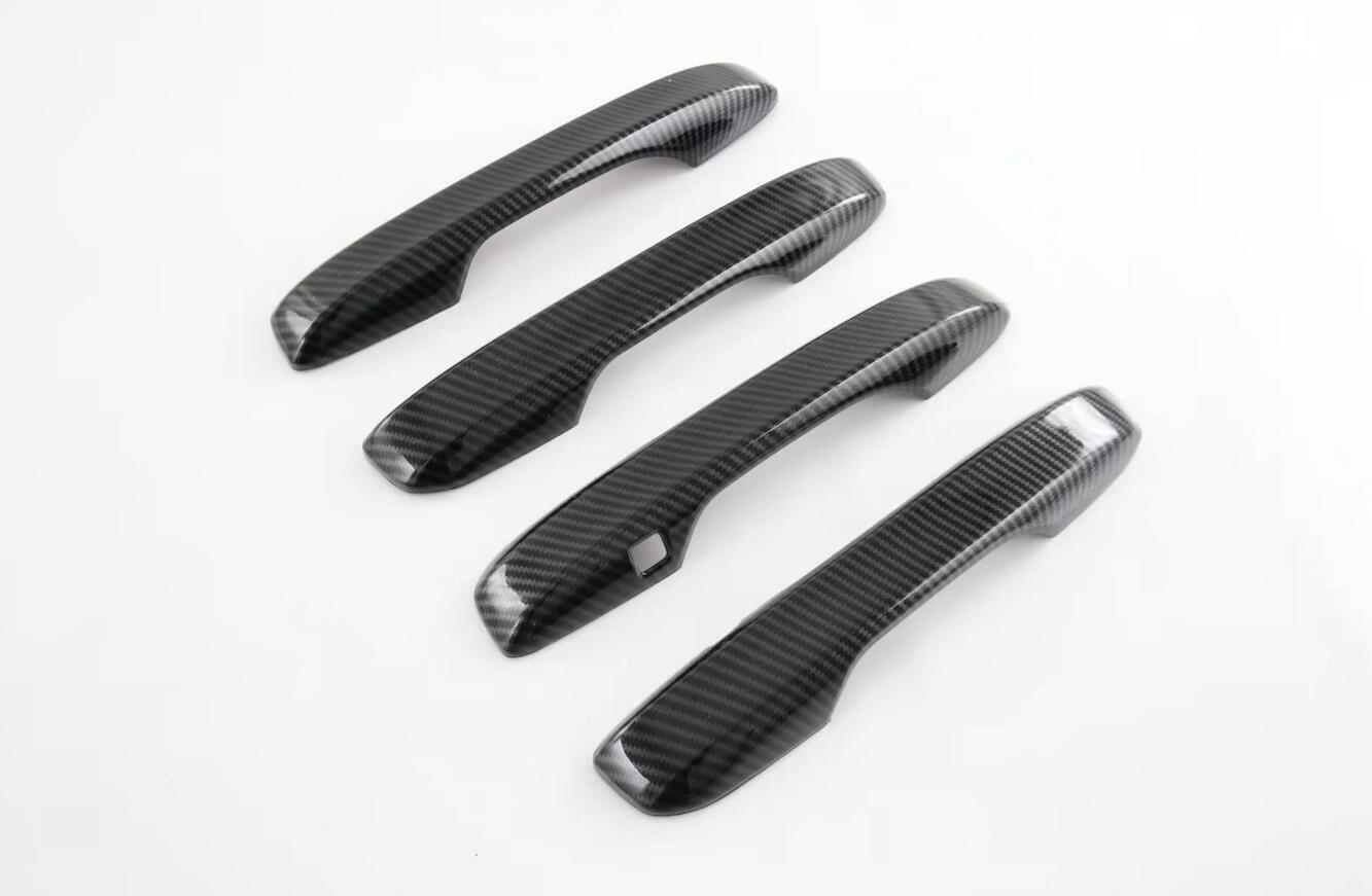 Carbon Fiber Outer 4-Door Handle Cover Trim ABS for Honda HR-V [US] 2023-2024