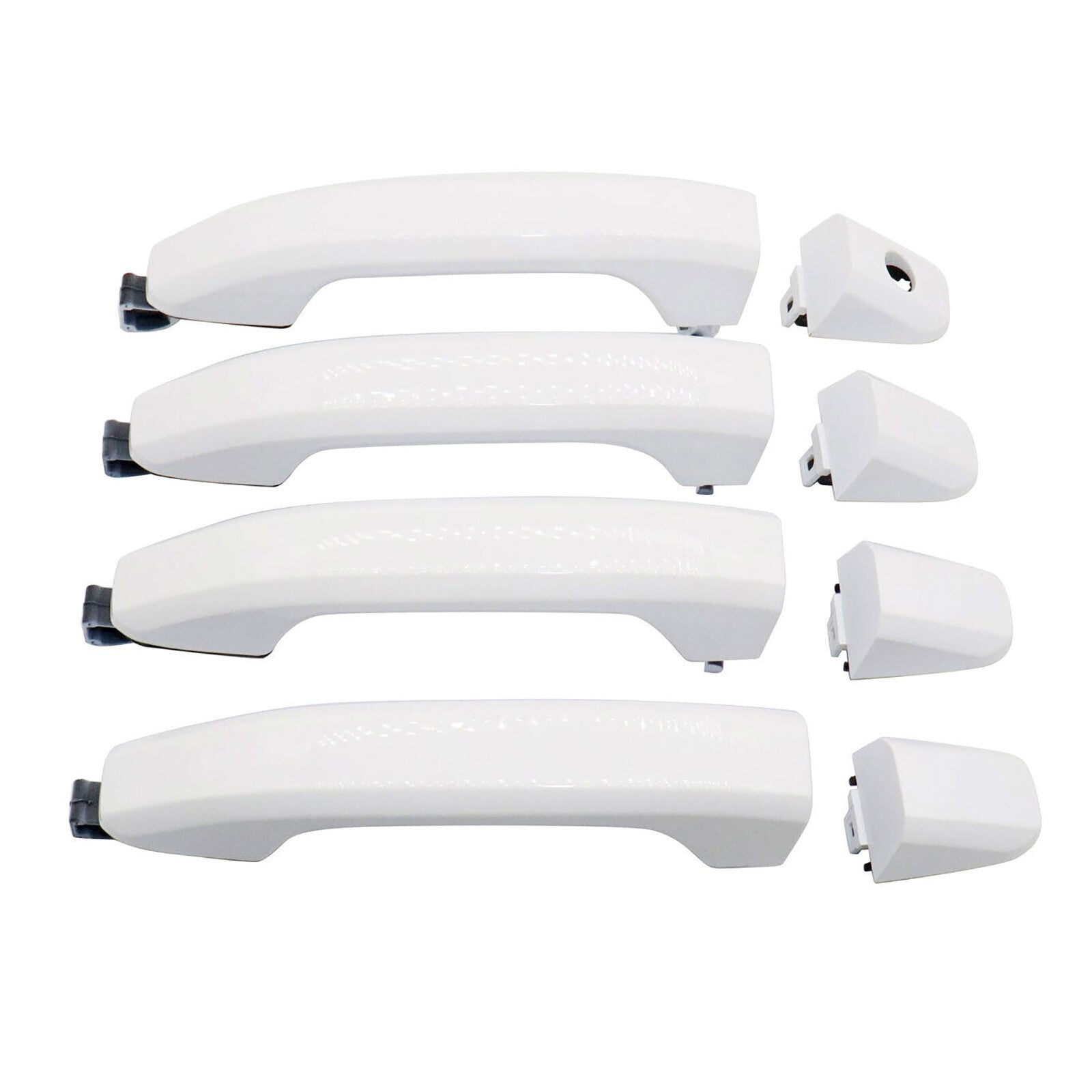 4x Olympic White Door Handles for GMC for Sierra 1500 Limited 2019 13583680