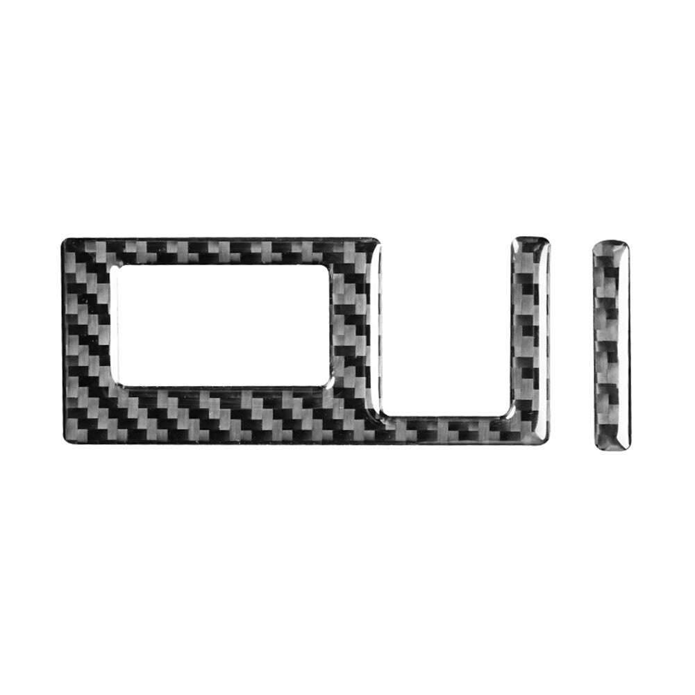 Carbon Fiber Look Head Light Switch Button Cover Fit for Toyota Tundra 2014-21 Black