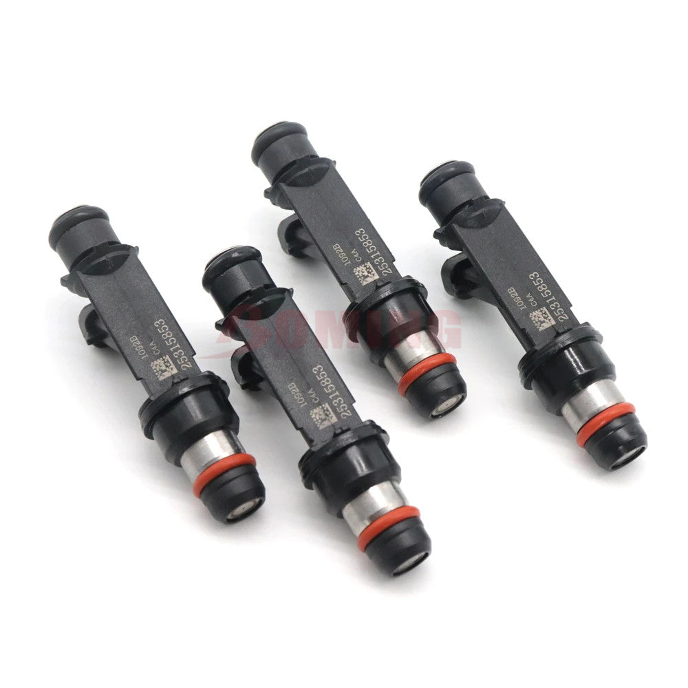 4 pieces of 25315853 fuel injectors for 2004-2006 for Chevrolet Aveo 1.6L L4 (model number 96386780)