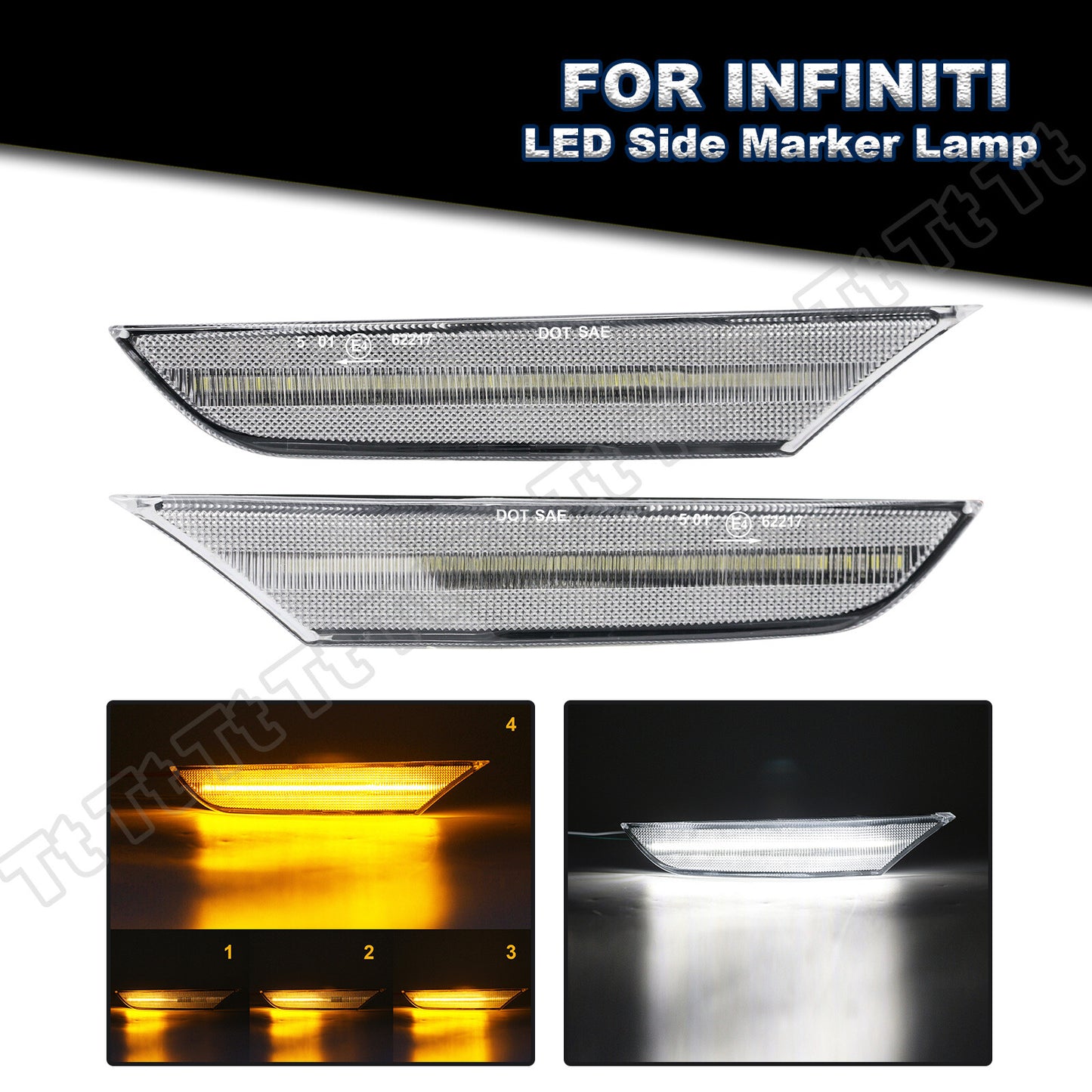 LED Lighting Fixtures 03 - 2006 Snowflake Sedan G35