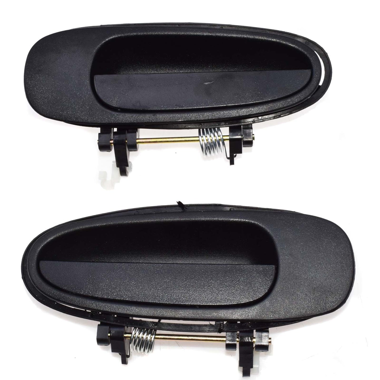 Black exterior door handles on the left, right, and rear sides, suitable for Toyota for Corolla 1993-1997