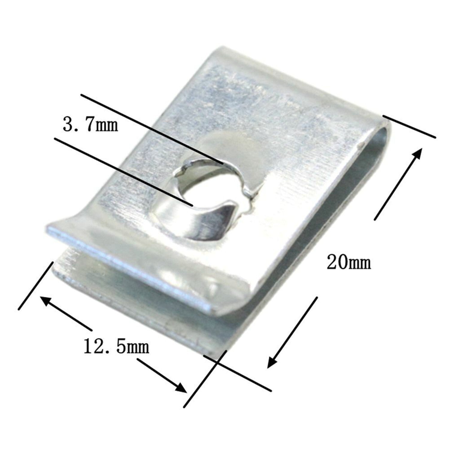 10Pcs Fender Liner Bumper Cover Splash Shield U Nut Clip for BMW